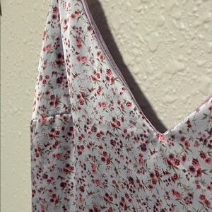 Floral Print Camisole Dress, Blue and Lavender